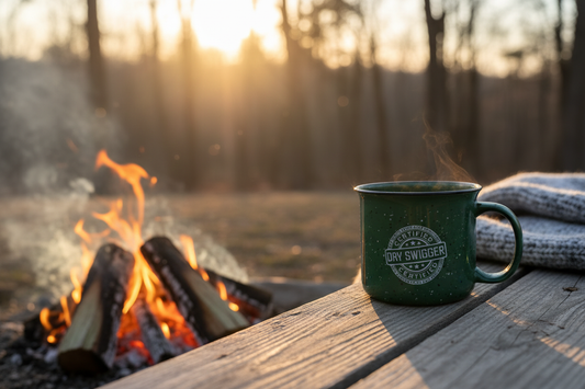 Green mug only campfire