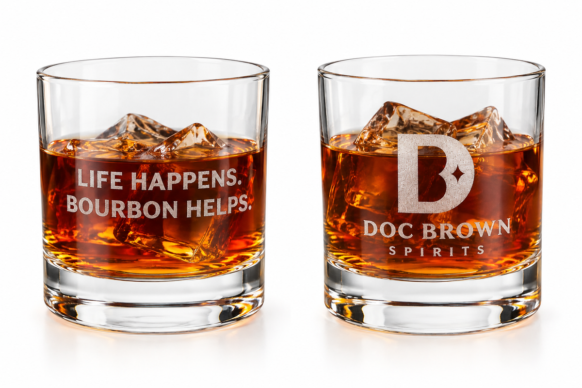 Doc Brown Spirits — Whiskey Rocks Glass