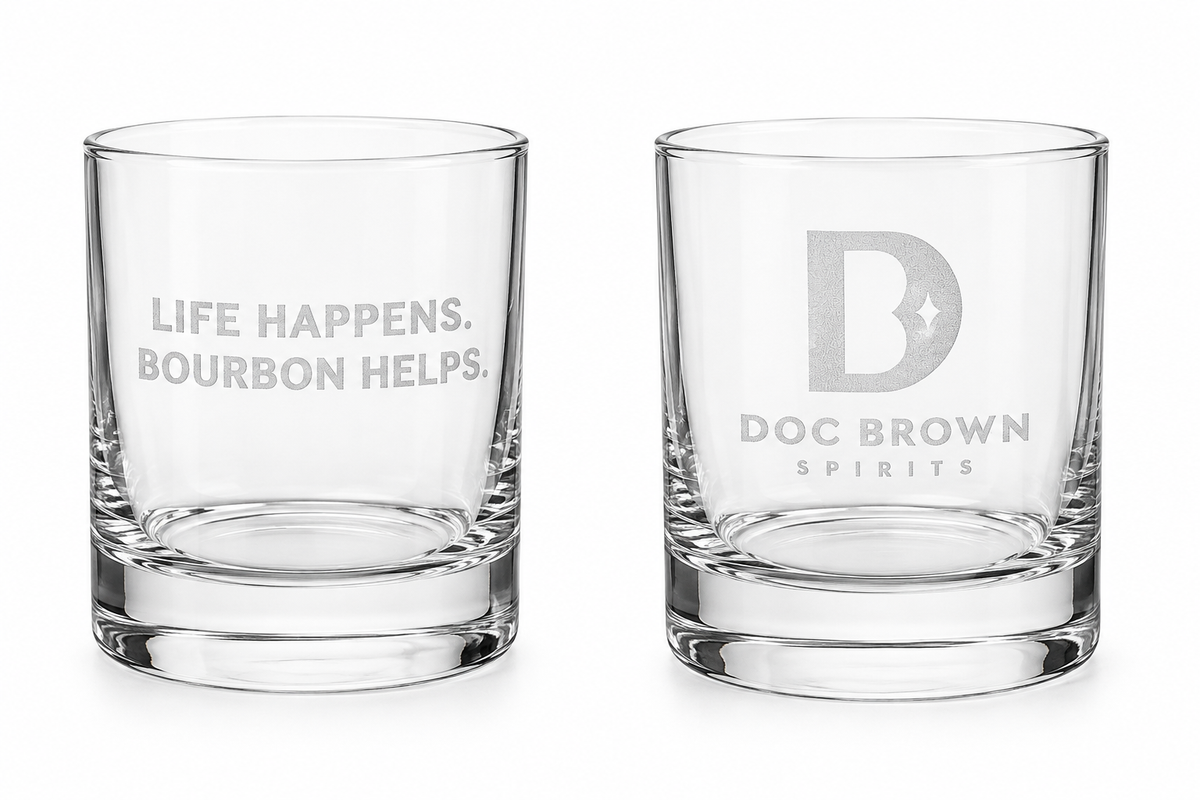 Doc Brown Spirits — Whiskey Rocks Glass