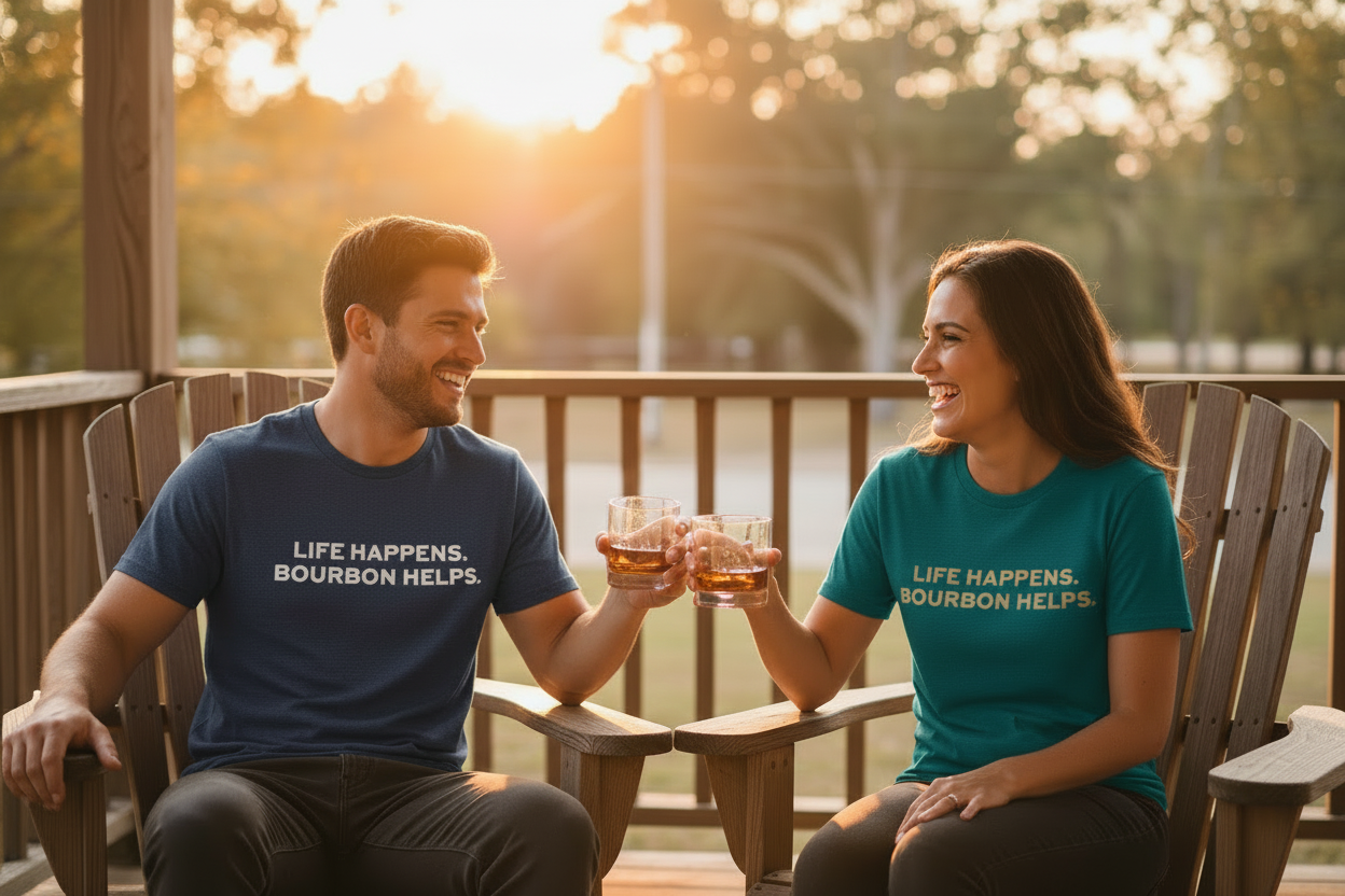 Couple Porch Lifestyle - No Bottle